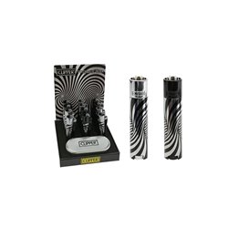 Zapalniczka stalowa PSYCHEDELIC Clipper+etui