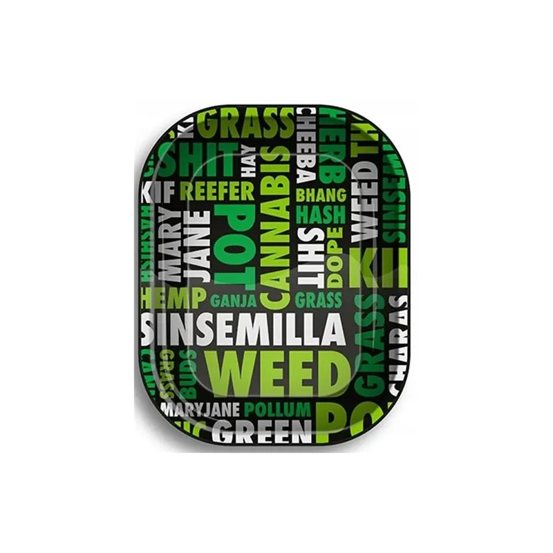 Tacka metalowa Weed - 18 x 12,5 cm