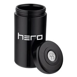 Szklany pojemnik bezzapachowy z higrometrem 500ml HERO