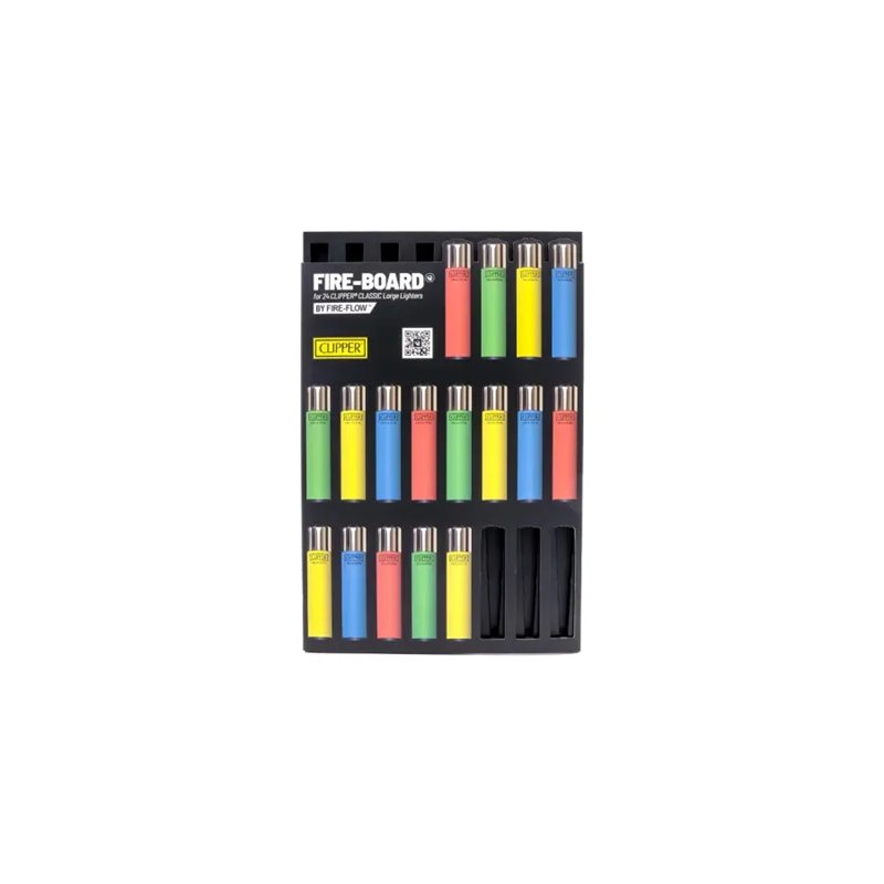 FIRE-BOARD stojak z magnesem na 24szt zapalniczek CLIPPER