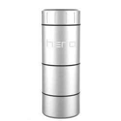 Smart Stash - Pojemnik na susz z debowlerem HERO silver