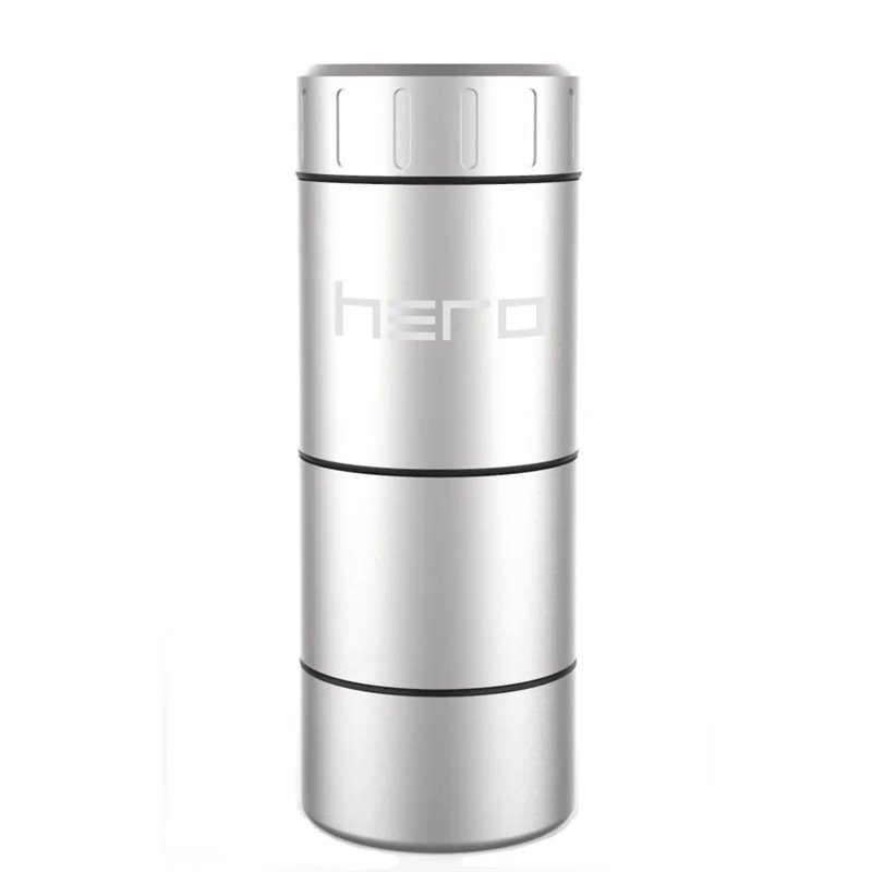 Smart Stash - Pojemnik na susz z debowlerem HERO silver