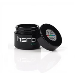 Szklany pojemnik bezzapachowy z higrometrem 50ml HERO PRO