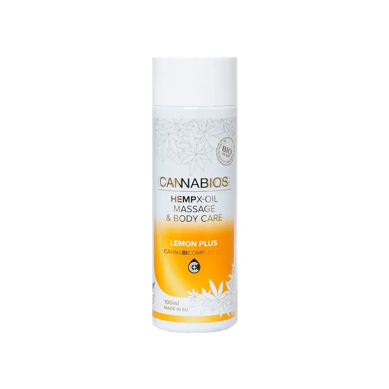 Olejek do masażu Cannabios X-oil LEMON PLUS 100ml