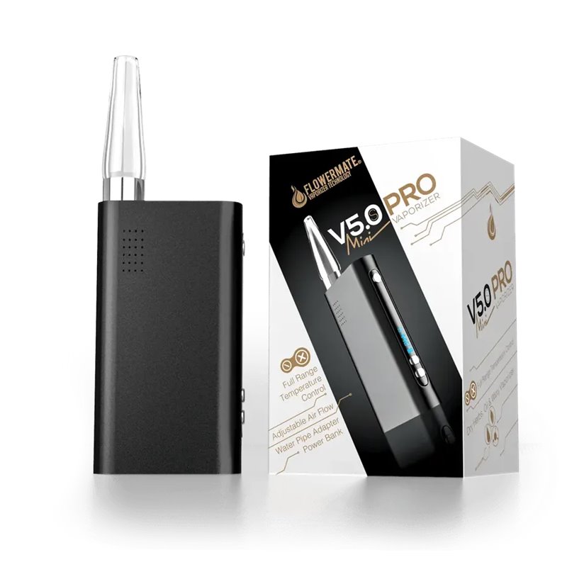 Flowermate V5.0s PRO mini waporyzator z szklanym ustnikiem