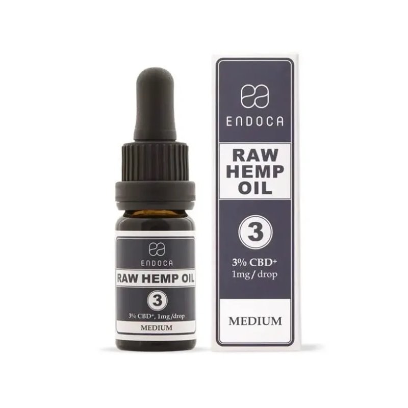 Olej CBD konopny RAW 3% CBD+CBDA 10ML