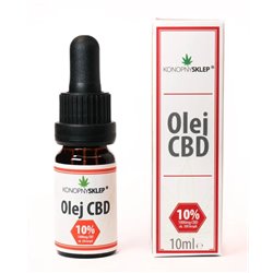 Olej CBD konopny 10% CBD 10ML 1000mg