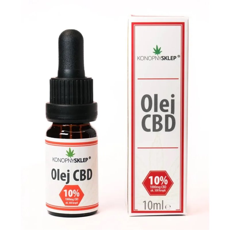 Olej CBD konopny 10% CBD 10ML 1000mg
