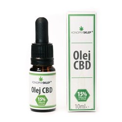 Olej CBD konopny 15% CBD 10ML 1500mg
