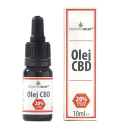 Olej CBD konopny 20% CBD 10ML 2000mg