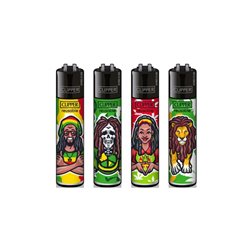 Zapalniczka Clipper Rasta seria 4szt