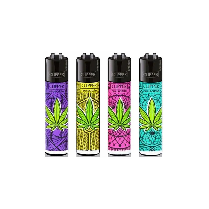 Zapalniczka Clipper Leaves 38 seria 4szt