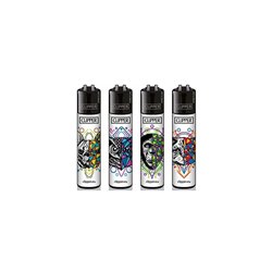 Zapalniczka Clipper Geometrical Animals seria 4szt