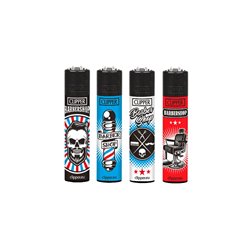 Zapalniczka Clipper Barbershop seria 4szt