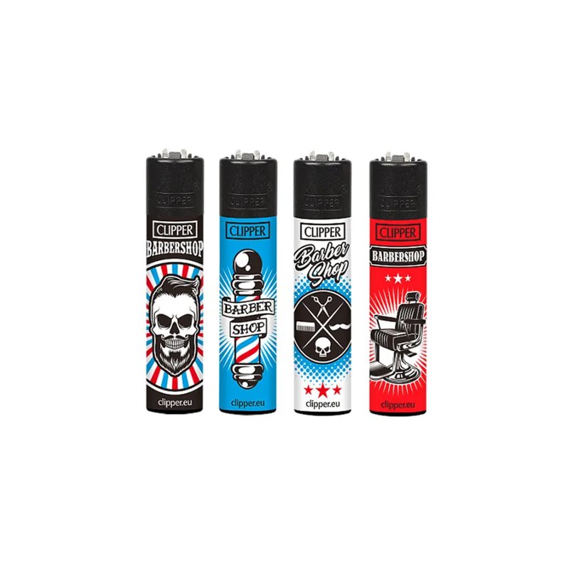 Zapalniczka Clipper Barbershop seria 4szt